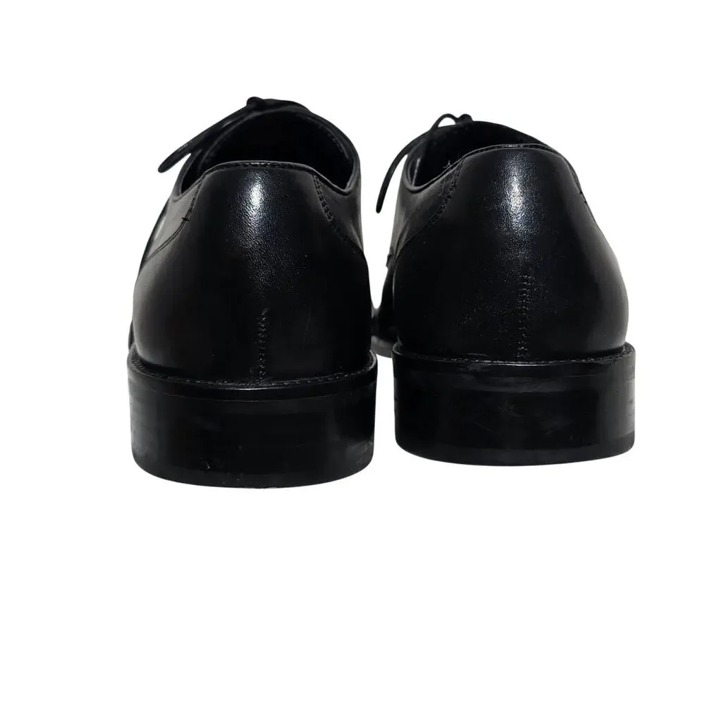 Cole Haan Mens Black Leather Lace Up Dress Shoes Oxfords Size 11M